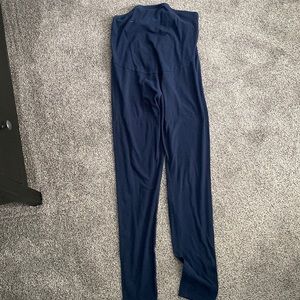 Maternity leggings blue size large